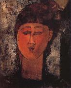 Girl with Braids Amedeo Modigliani